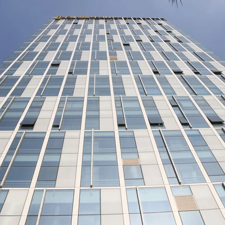 Ontwerp van architecturale metalen aluminium gevelbekleding