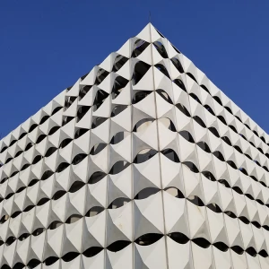 Buitenkant Metaal 3D gevelbekledingspaneel